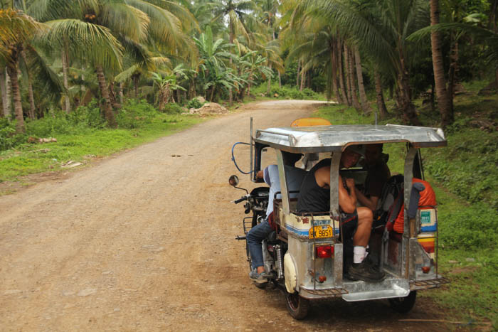 Making our way through the backroads of Biliran.