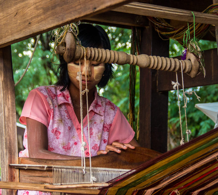 Traditional weaving.