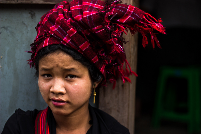 A young Burmese vendor.