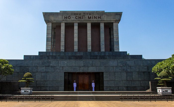 The mighty Ho Chi Minh Mausoleum