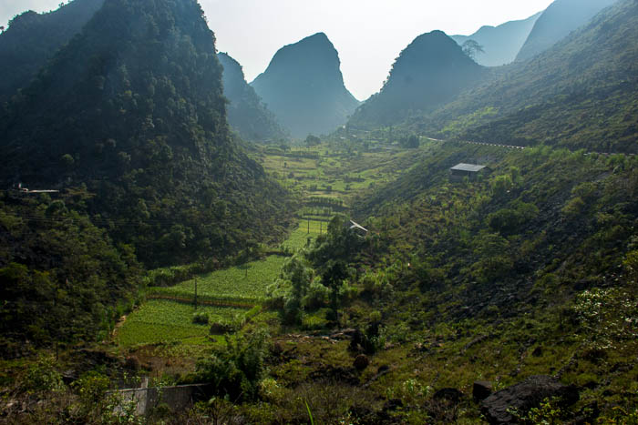 On the way up the Ma Pi Leng Pass