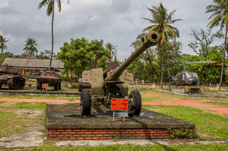 War remnants in Hue, Vietnam