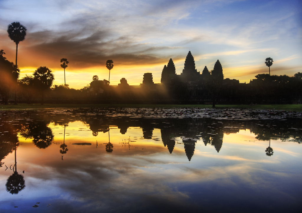 Angkor Wat in all its Beauty at Sunrise