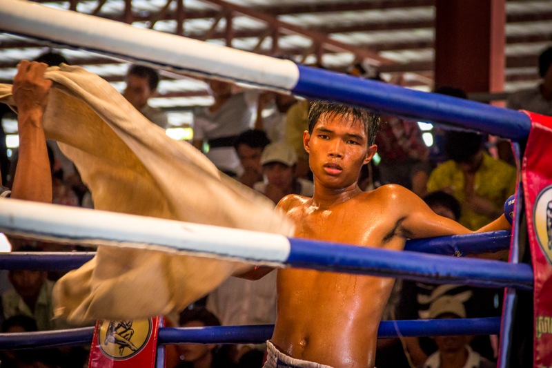 Cambodian Boxer in Phnom Penh