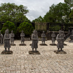 Hue, Tomb of Kai Dinh - Statues