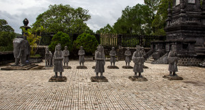 Hue, Tomb of Kai Dinh - Statues