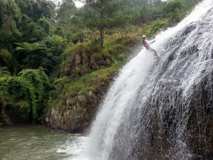 Da Lat waterfall abseiling and canyoning